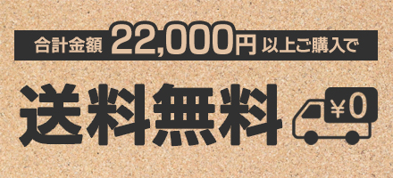 22,000円以上で送料無料