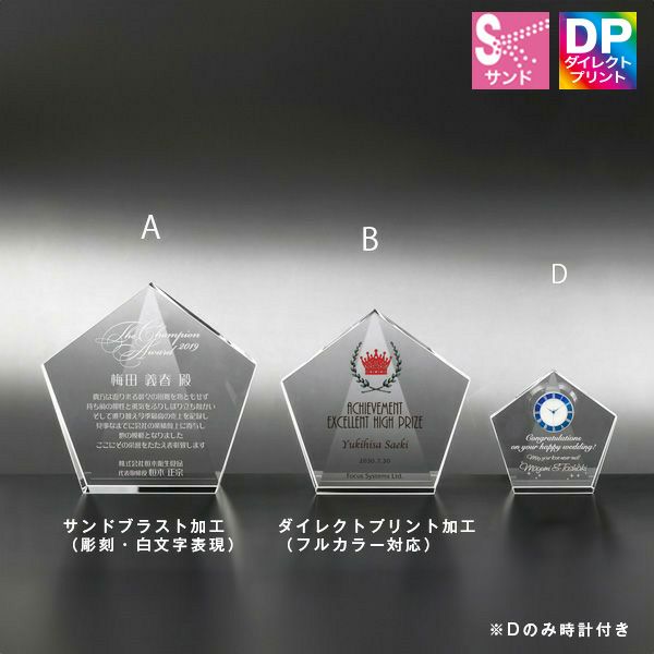 クリスタルトロフィー ステラ　A2ZKG-1156