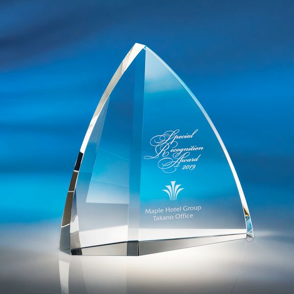 クリスタルトロフィー ヨット　A2ZKG-1151