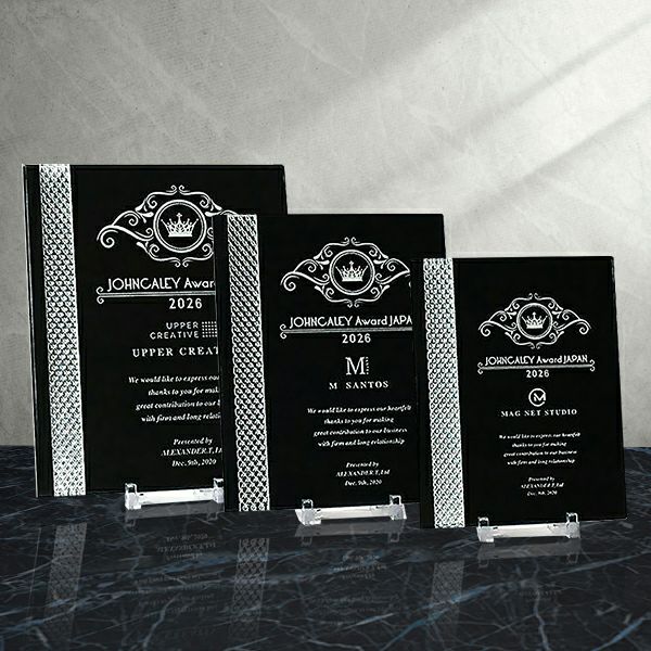 アクリルアワード プリズムプラーク シルバー　89APM