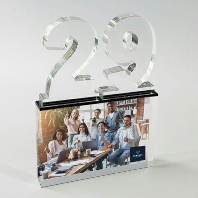 アクリルトロフィー カラー対応 数字（ナンバー）ダブル 89NUM-double