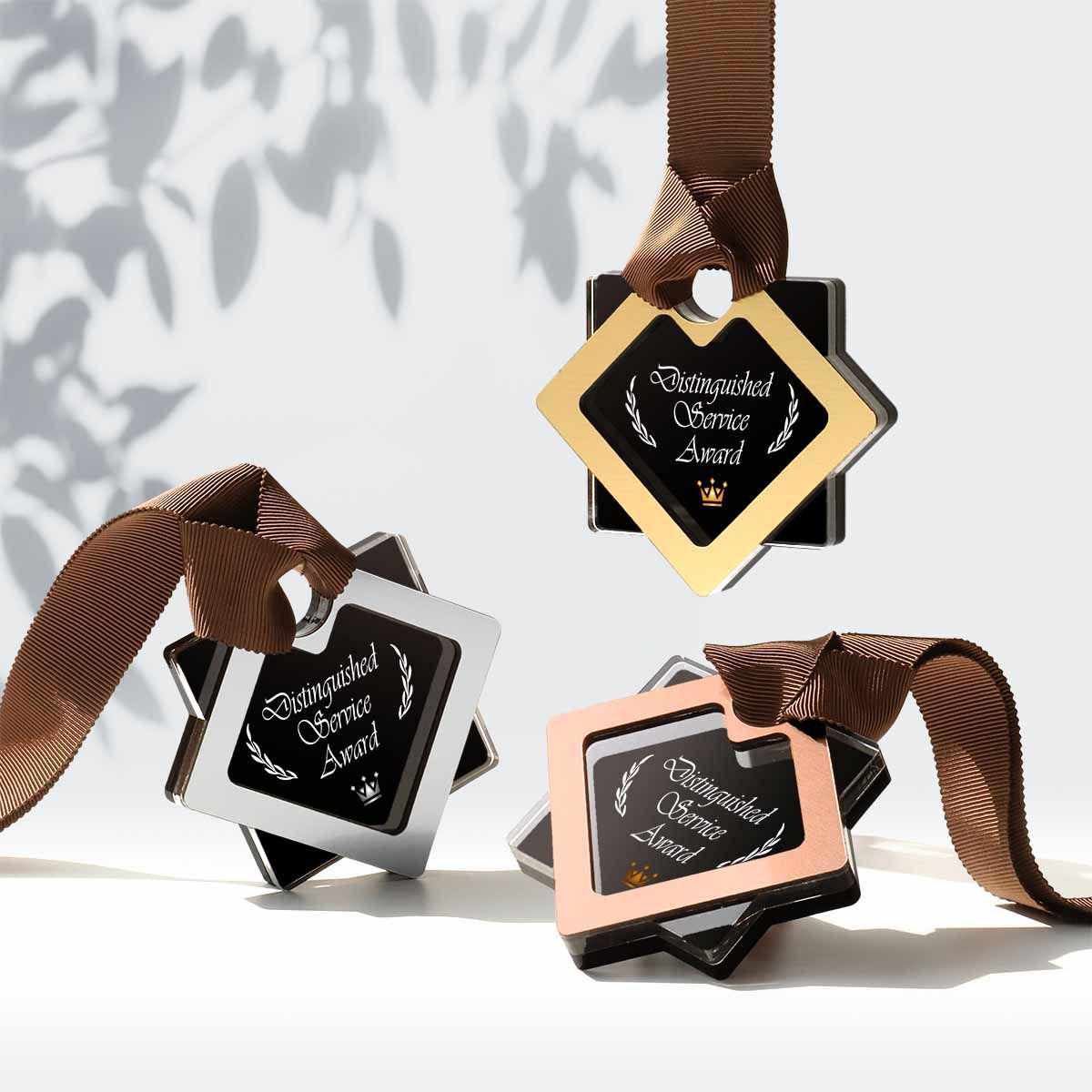 天空の星をイメージしたオリジナルメダル