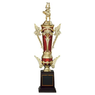 トロフィー T1026F ★高さ420mm《B-1》選べる競技130種類★名入れ彫刻無料 ゴルフコンペ 野球 サッカー バレー バスケットボール スポーツ大会 優勝記念品