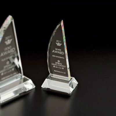 テスティモニアルプラークス クリスタルトロフィー【虹】 72PJ301