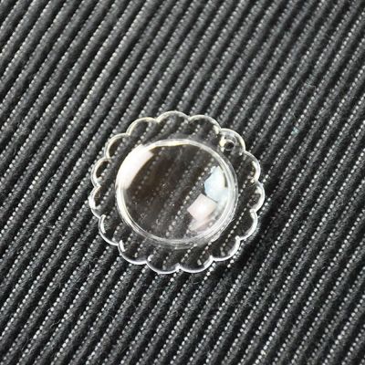 ★【ハメパチ】自分で作るオリジナル写真入りストラップ 手作りキット フラワー形 φ25mmCAA-F25A【50個入り】　[D:N]