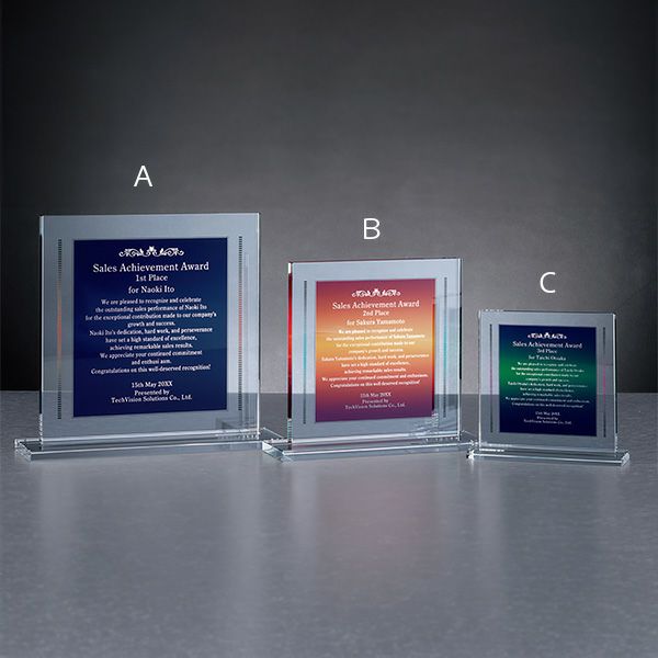 クリスタル楯 H95-01D