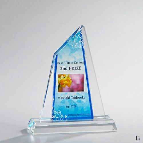 クリスタルトロフィー H95-02B