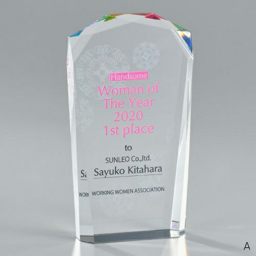 クリスタルトロフィー H96-02A