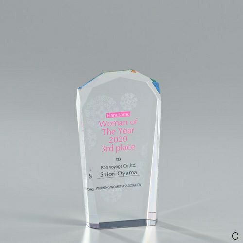 クリスタルトロフィー H96-02C