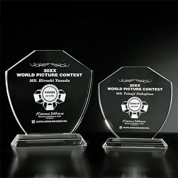 クリスタルトロフィー H98-01A