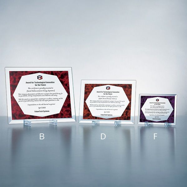 クリスタル楯 H05-02A