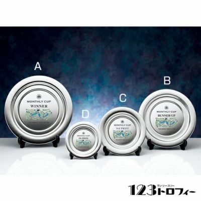 真鍮製飾り皿 B99-02B ☆直径250mm | 記念品と表彰用品の123トロフィー本店